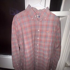 Men's Southern Marsh Plaid Button-Down Shirt